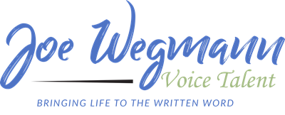 Joe Wegmann Voiceover Logo